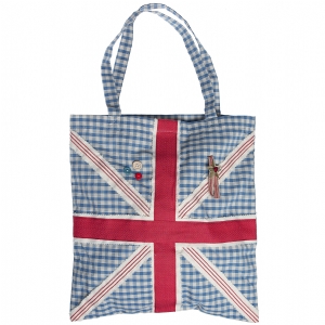 Vintage Union Jack Shabby Chic Tote Bag