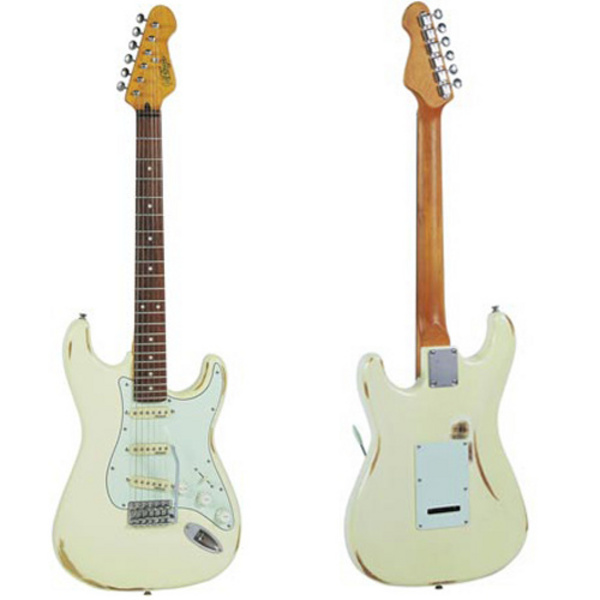 Vintage V6 ICON Electric Guitar White