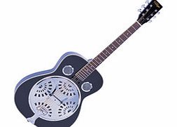 VRA400 Wood Body Resonator Guitar Black