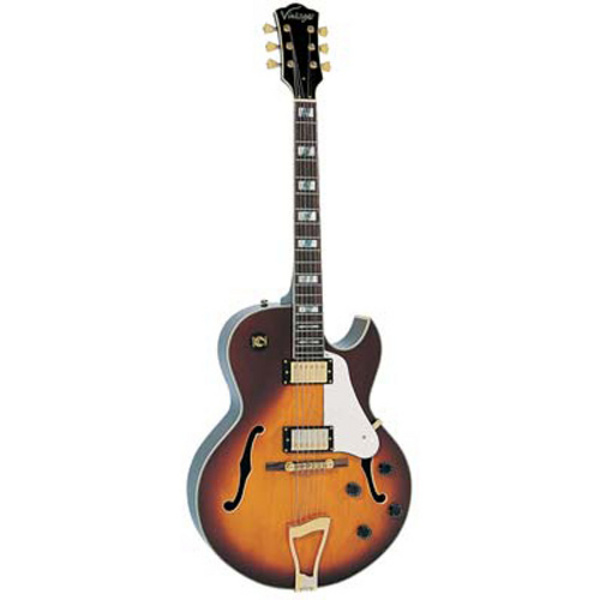 Vintage VSA575 Semi Acoustic Guitar