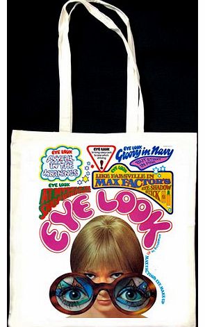 VintageMagazineCompany Max Factor Eye Look Advert TOTE BAG