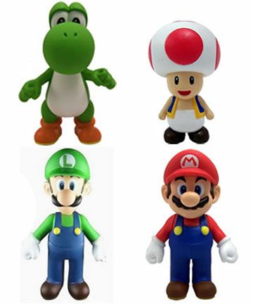 Vinyl Toys Nintendo Super Mario Bros -  Toad  Yoshi  Luigi