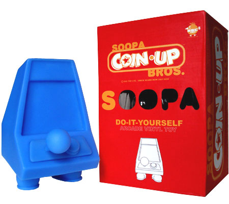 Vinyl Toys Soopa COIN-UP Bros DIY Toy - Blue