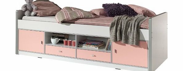 Vipack Bonny Cabin Single Bed Frame III Colour: Pink