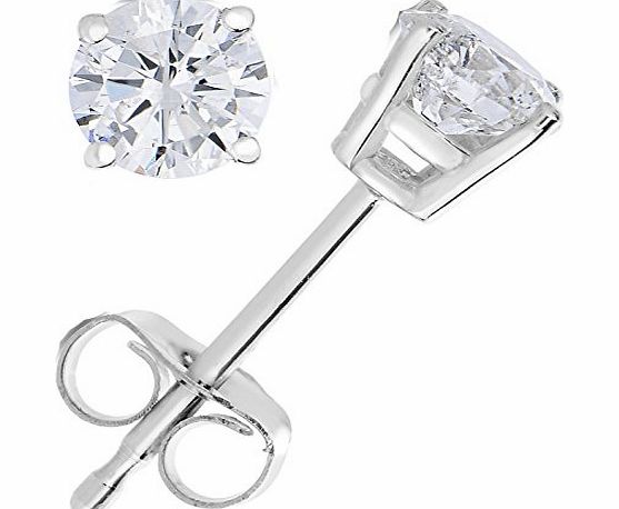 Vir Jewels 1/2 CT Diamond Stud Earrings 14k White Gold