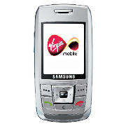 Virgin Mobile Samsung E250 Mobile Phone Silver