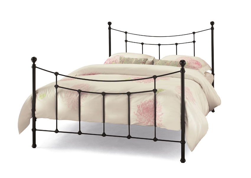 Virginia Black King Size Bedstead