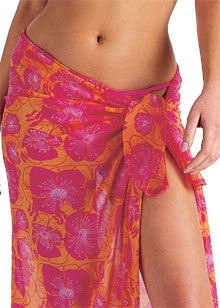 Wild Poppies sarong