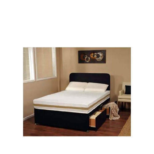 Visco Therapy Rome Faux Suede Headboard in Black