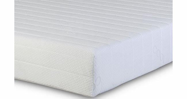 Visco Therapy Memory Foam and Reflex Zone Mattress with Micro Quilted Maxi-Cool Cover and 2 Fibre Pillows, Double, 4 ft 6-inch, 135 x 190 cm