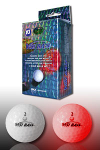 Visiball Flashing Golf Balls (2 ball pack)