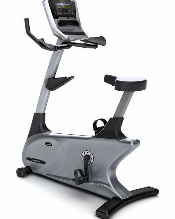 Vision Fitness U40 Upright Cycle with ELEGANT Console