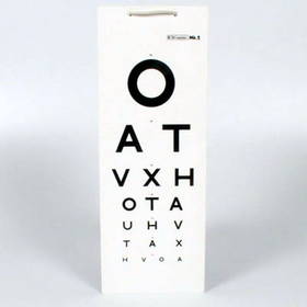 Vision Test Card 3M Letters