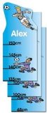 Vision Time Personalised Childrens Footballer 5 Height Chart