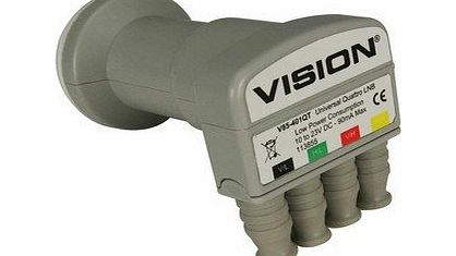 Vision Universal Quattro LNB - For Satellites Dishes amp; IRS Systems