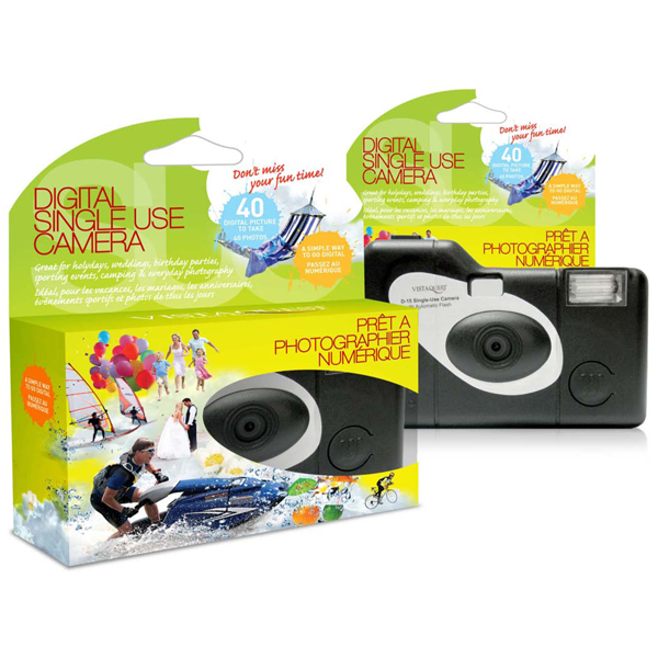 Digital Single Use Camera - 5 Pack
