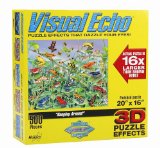 Visual Echo 3D Puzzle Frogs Hanging Around (500 pieces)