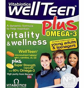 Vitabiotics WellTeen Plus Omega-3 Dual Pack 56