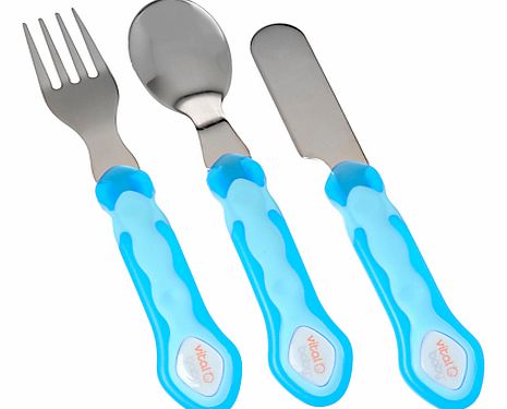 Vital Baby Stainless Steel 3-Piece Cutlery Set