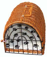 Pets Luv Dreamzz Cat Wicker Carrier