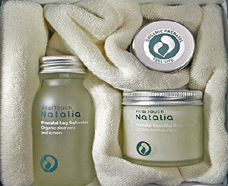 Natalia Beautiful Pregnant Body Box - a giftset of prenatal skincare products that are eco friendly and ethical