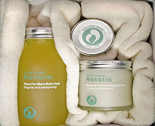 Natalia Mums Gorgeous Pampering Box - a giftset of ethical and eco friendly, pampering products for new mothers