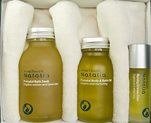 Vital Touch Natalia Pregnancy Relaxation Box - a prenatal skincare gift set of gorgeous, ethical and eco-friendly products