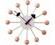 Vitra Ball Clock (Natural) - Nelson Collection - Vitra