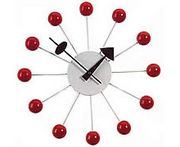 Vitra Ball Clock (Red) - Nelson Collection - Vitra