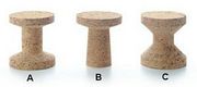 Vitra Cork Family Individual Table/Stool by Jasper Morrison - From Vitra