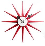 Vitra Sunburst Clock (Red) - Nelson Collection - Vitra