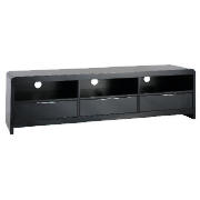 Viva 3 Shelf Triple TV Unit, Black