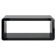 Viva 80Cm Loop Wall Shelf, Black