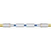 vivanco 7/40 Coax Plug To Coax Socket 1.5m