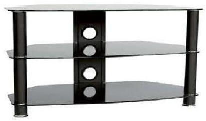 Vivanco Brisa B800B Black Glass Cabinet for up