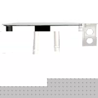 Vivanco Brisa B800C Silver / Clear Glass Cabinet