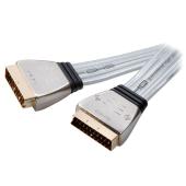 Vivanco SHQ7712R Flat Scart Lead 1.2m