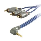 vivanco SI4R 1302 4 Ring 3.5mm To 3 Phono Lead