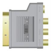vivanco SISVR112 Scart / 3 Phono/ S-Video Adaptor