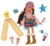 Dolls House Girl In Blue Resin Figure