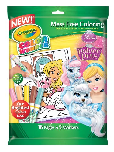 Vivid Imaginations Crayola Mess Free Color Wonder Disney Princess Markers 