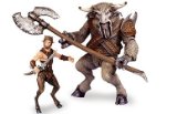 Narnia Prince Caspian 3.75` Deluxe Twin Pack Figure - Asterius (minotaur) with Faun (warrior)