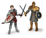 Vivid Imaginations Narnia Prince Caspian 3.75` Deluxe Twin Pack Figure - Peter vs. Miraz