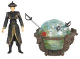 Pirates of the Caribbean 3 - 3 3/4` Deluxe Figure - Pirate King ES with Glowing Brethren Court Globe