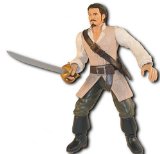 Vivid Imaginations Pirates of the Caribbean 7` Action Feature Figure - Will Turner Sword Thrusting Action