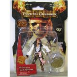 Vivid Imaginations Pirates of The Caribbean Secrets of The Deep: Half Skelington Jack Sparrow Action Figure
