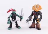 Vivid Imaginations Teenage Mutant Ninja Turtles The Movie Mini Mutants 2 Pack - Raphael and Triceraton