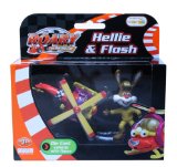 Vivid ROARY THE RACING CAR DIE CAST: HELLIE & FLASH FIGURINE