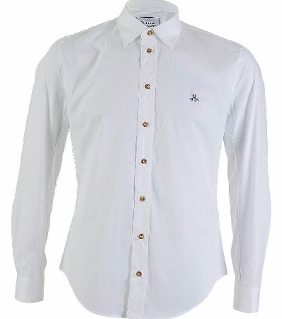 Vivienne Westwood 1 Button Poplin White Shirt