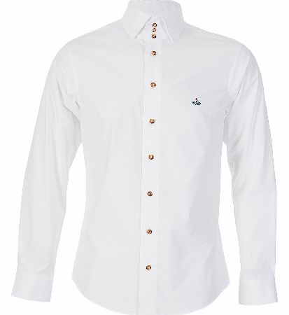Vivienne Westwood 3 Button Poplin White Shirt